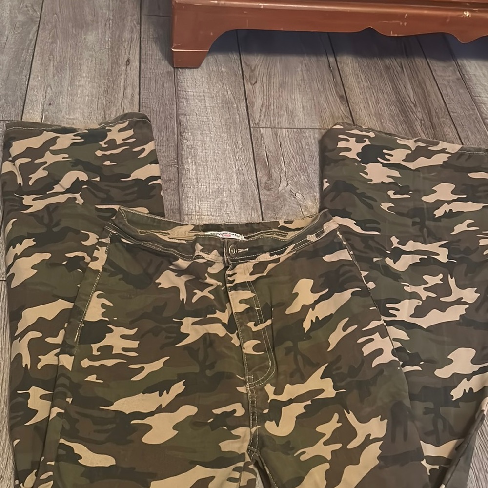 camo jeans boot cut